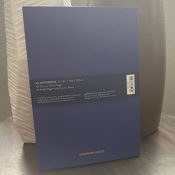 JONATHAN ADLER Lips A5 Journal NWT - Picture 2 of 7